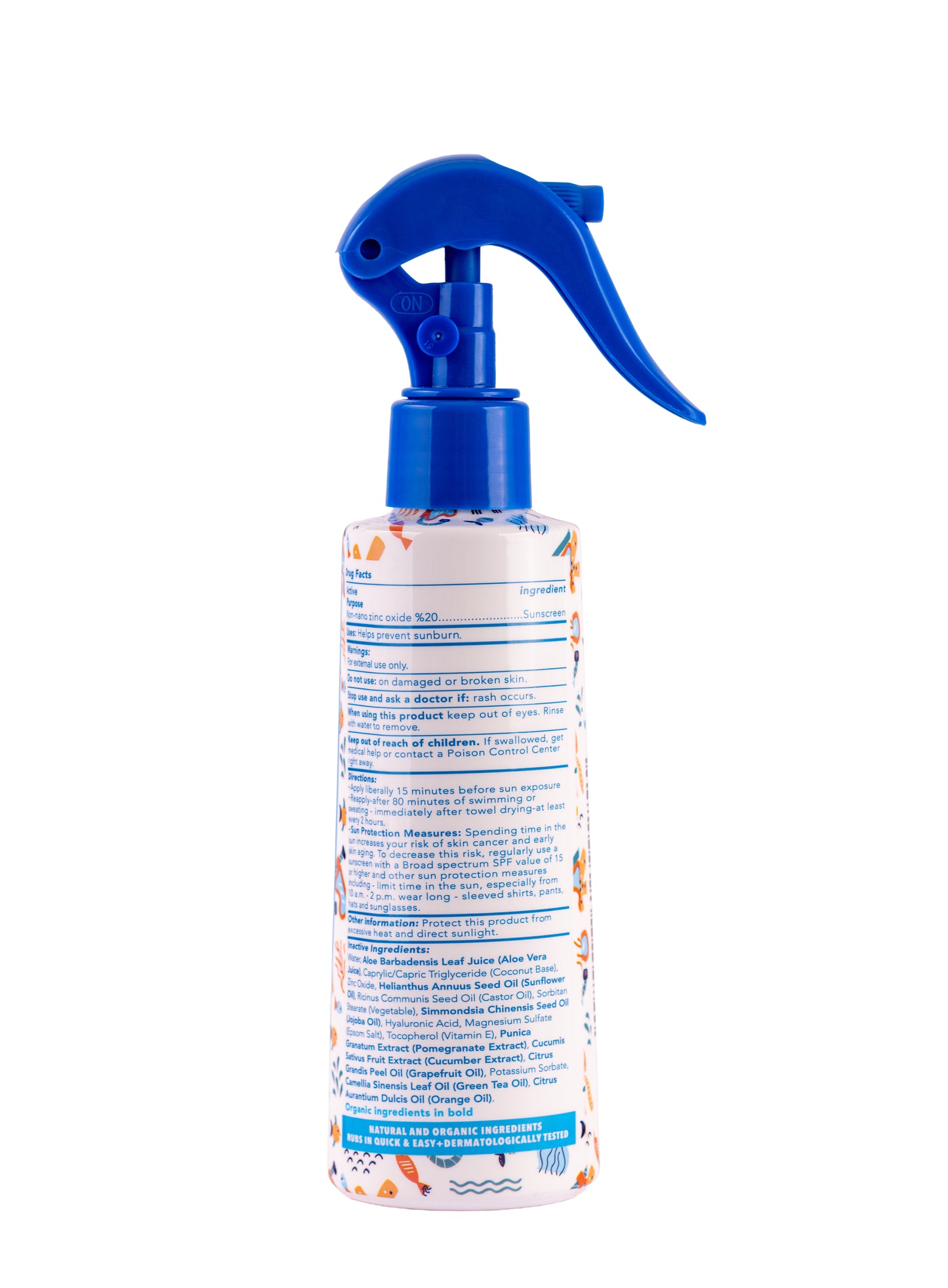 Crème Solaire Minérale Naturelle Spray 200ml