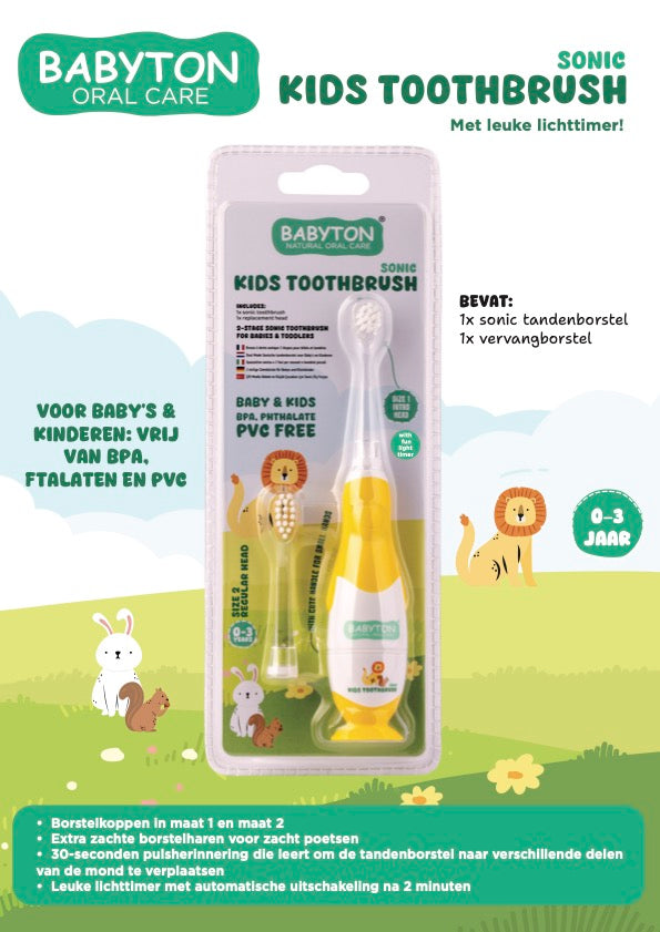 Sonic Tandenborstel met Vervangbare Opzetborstel