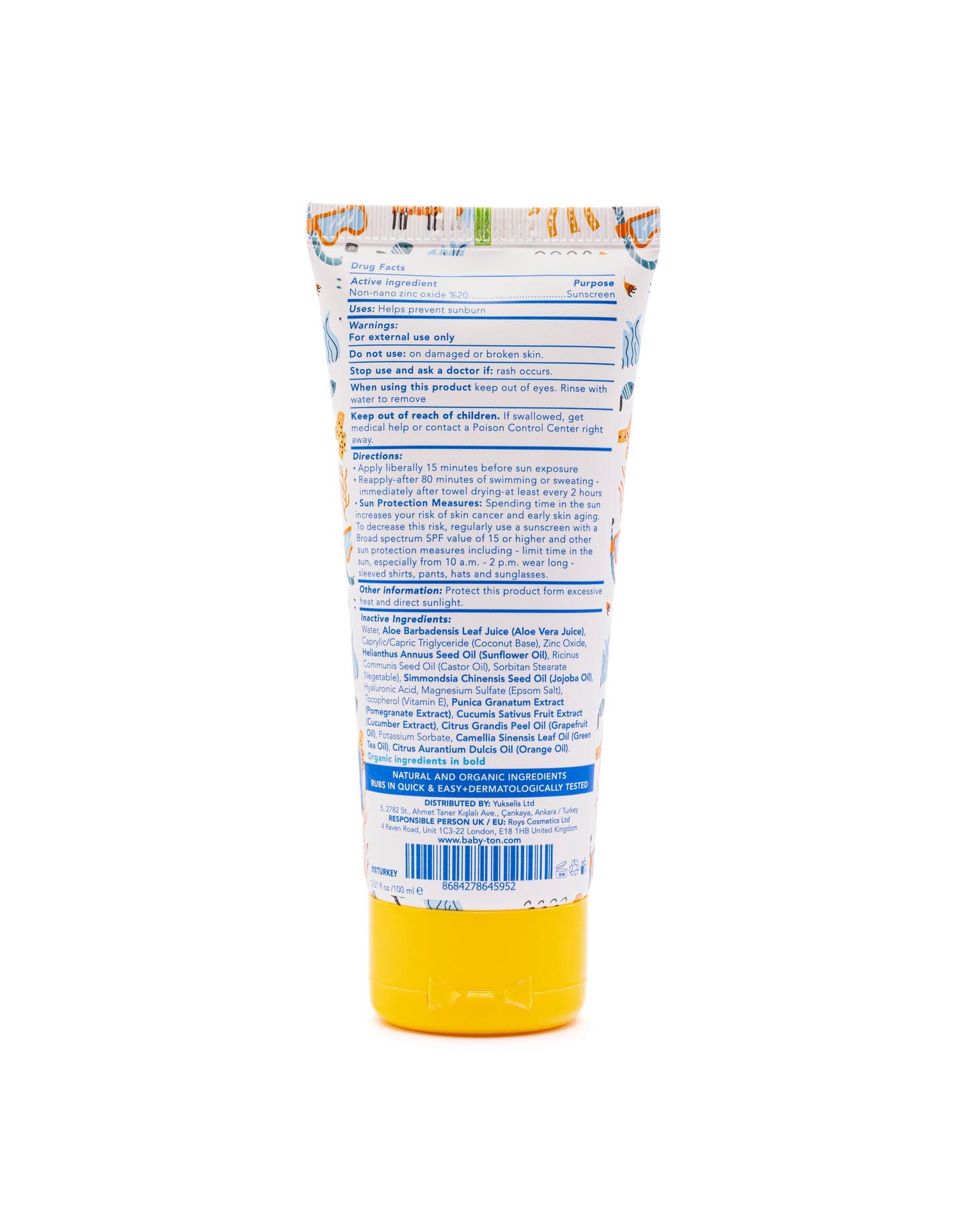 Natuurlijke Zonnecrème Atopische Huid 100ml
