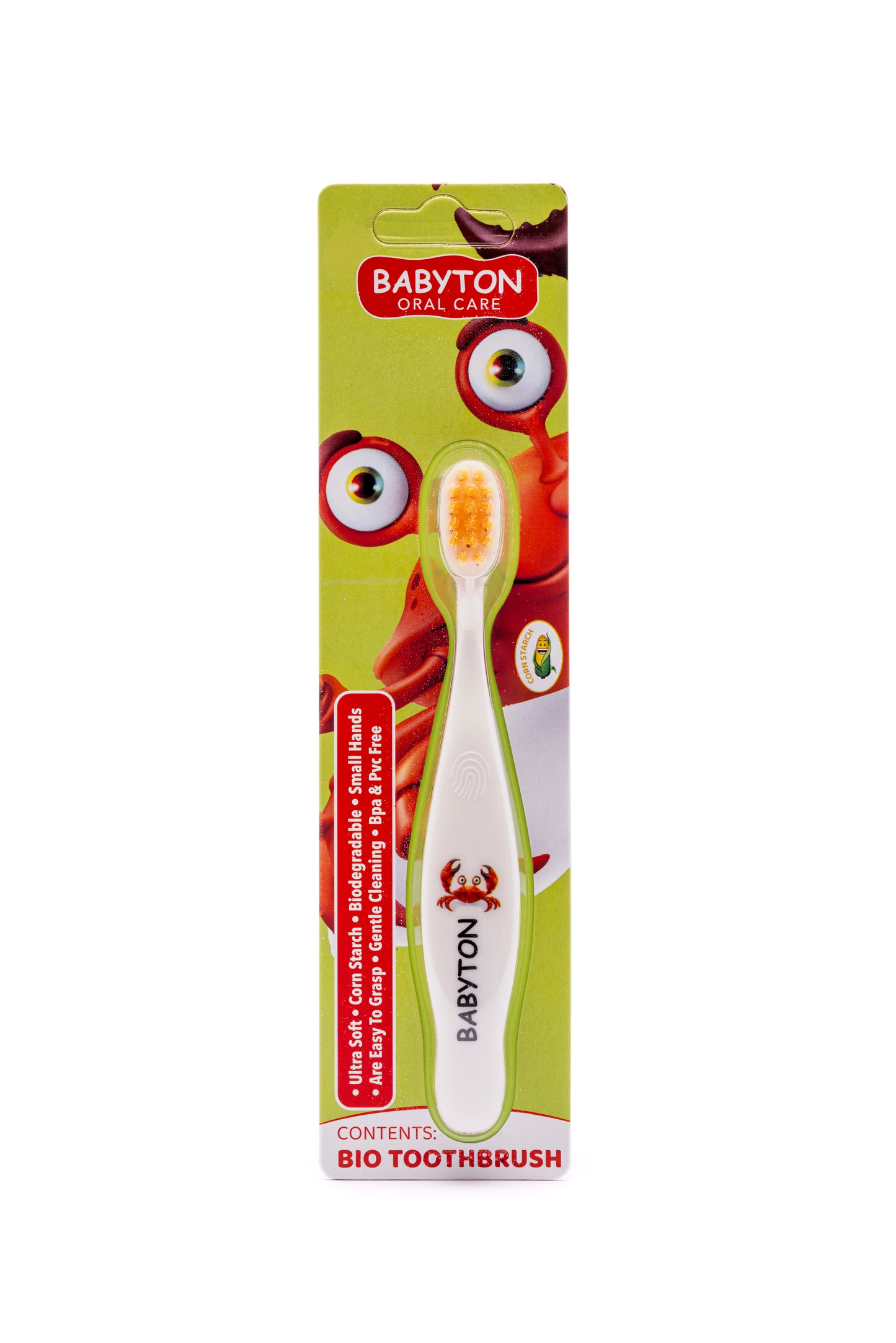 Brosse à Dents Bio Poils Doux Crabe
