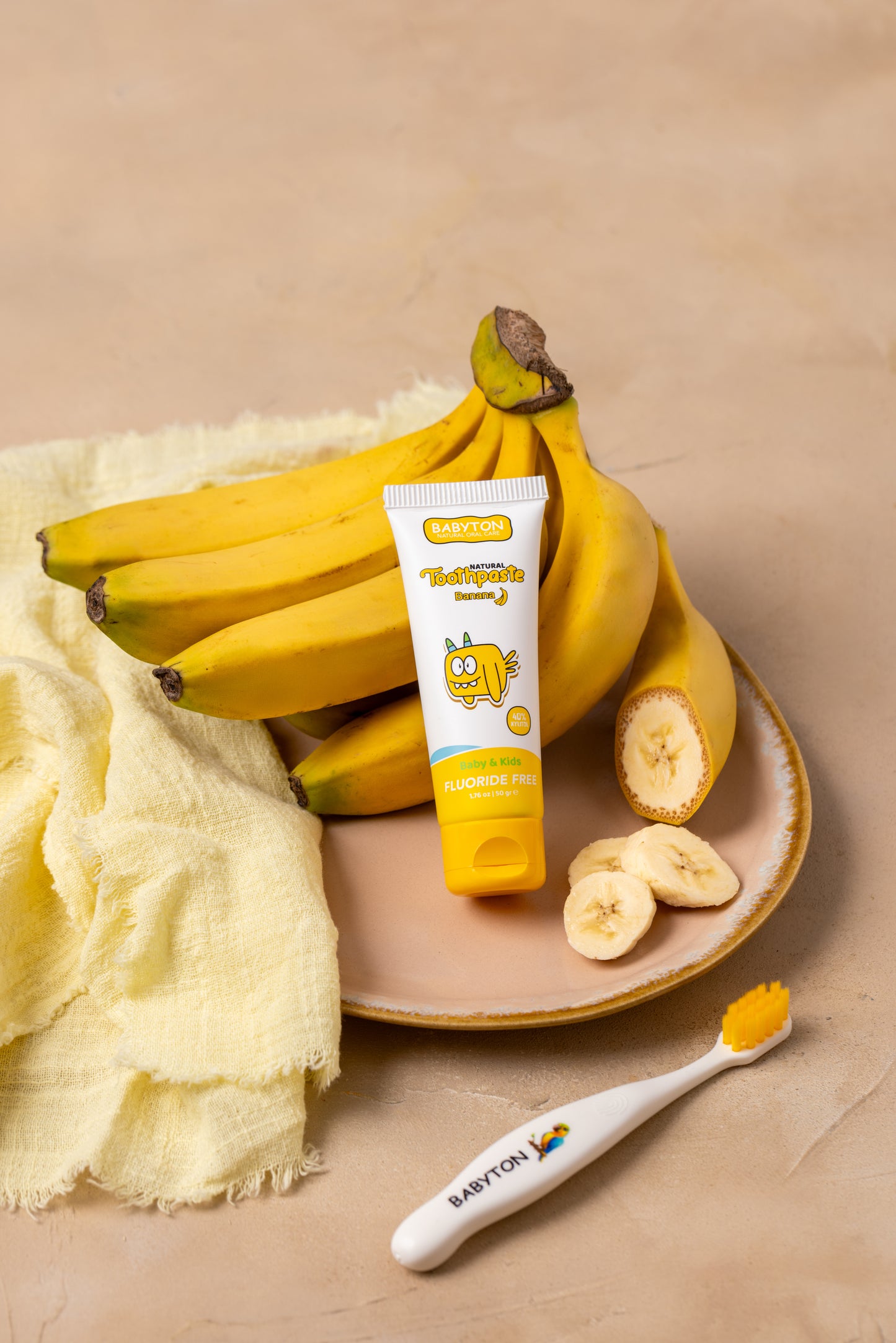 Natuurlijke Tandpasta met Banaan Smaak 50g