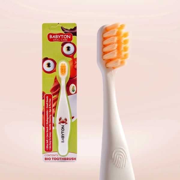 Brosse à Dents Bio Poils Doux Crabe