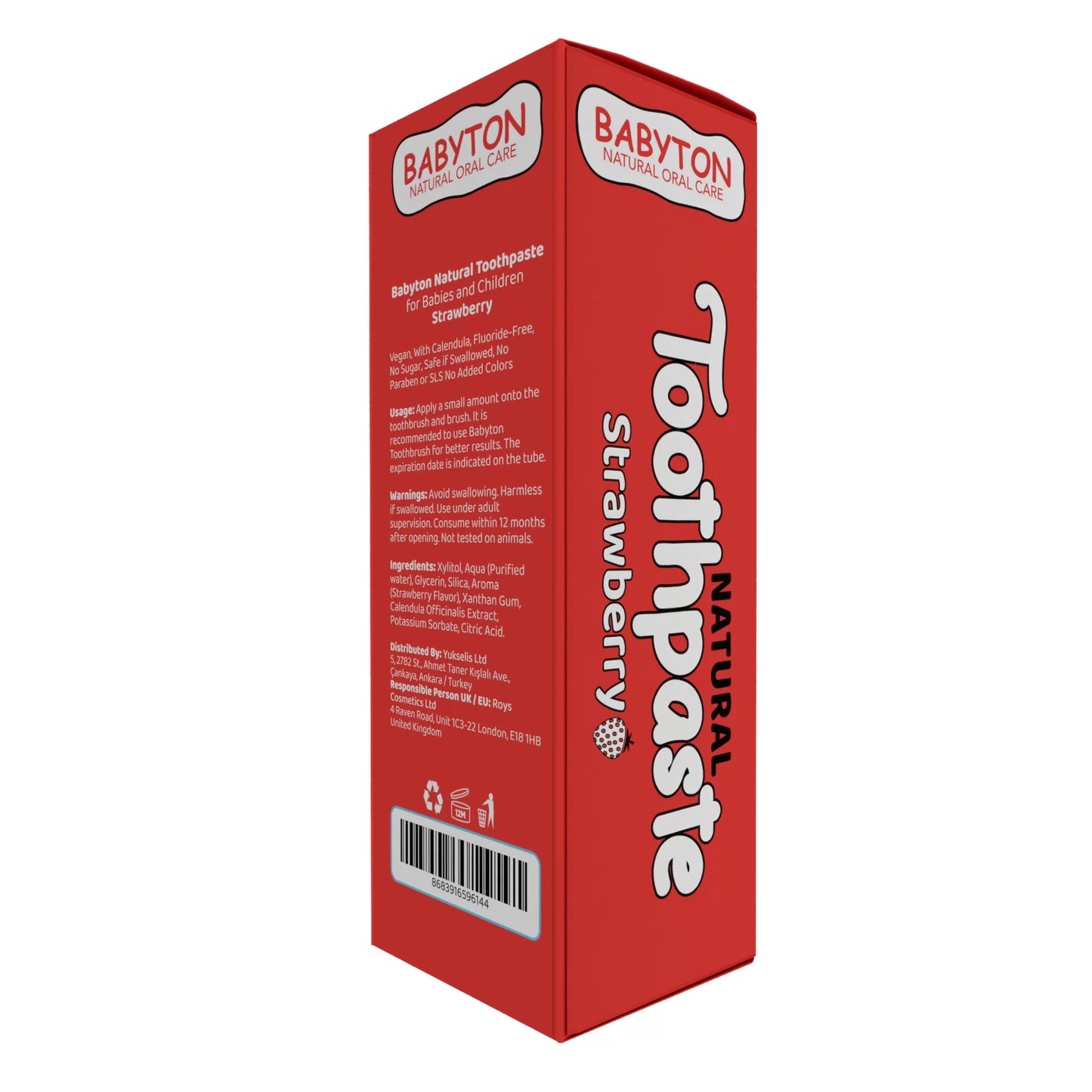Dentifrice Naturel Arôme Fraise 50g