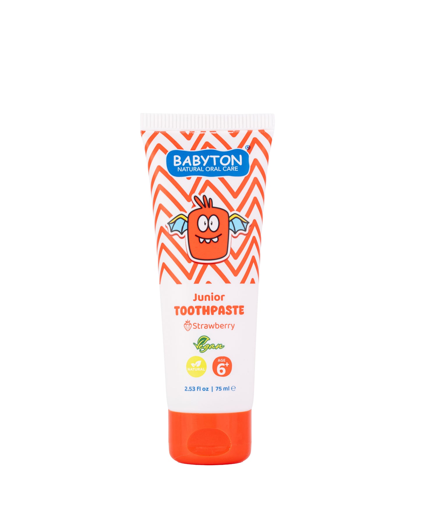 Junior Tandpasta met Fluoride 6+ | Aardbei (75ml)