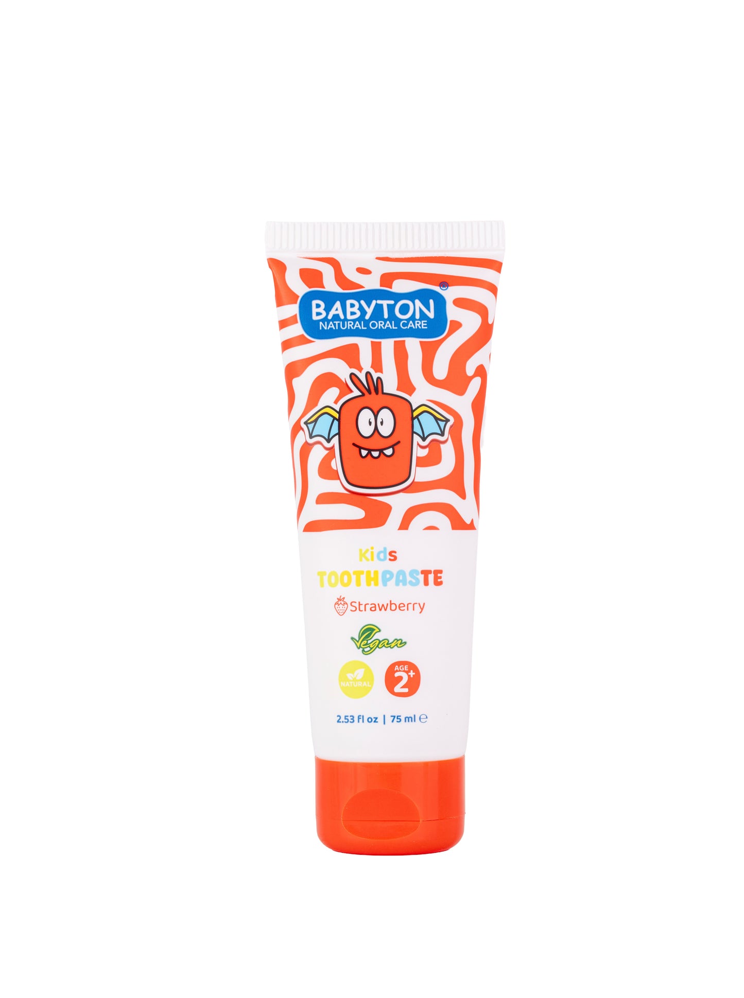 Kindertandpasta met Fluoride 2+ | Aardbei (75ml)