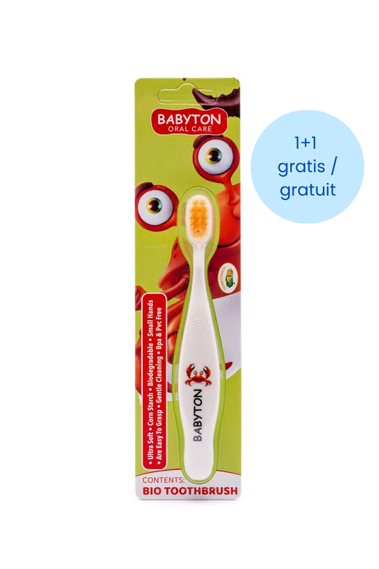 Brosse à Dents Bio Poils Doux Crabe