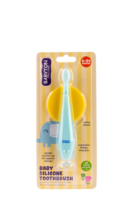 Silicone Tandenborstel met Veiligheidsschild