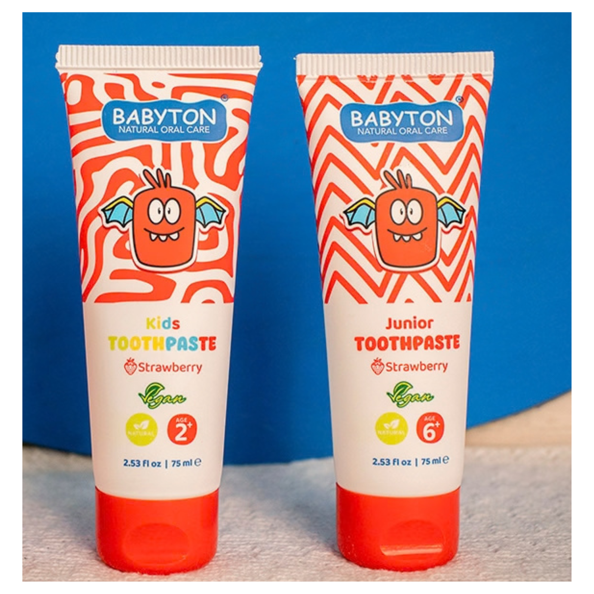 Junior Zahnpasta mit Fluorid 6+ | Erdbeere (75 ml)
