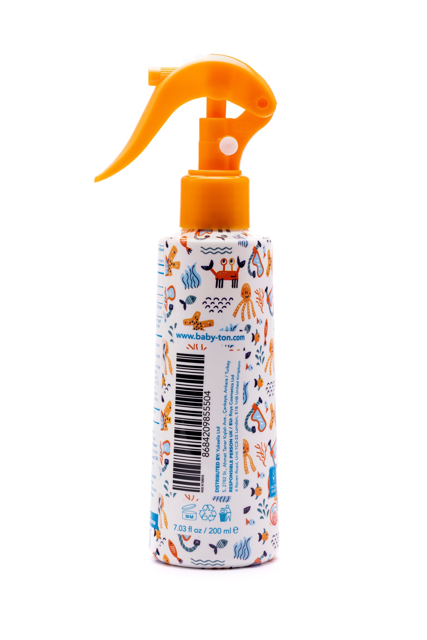 Crème Solaire Minérale Naturelle Spray 200ml