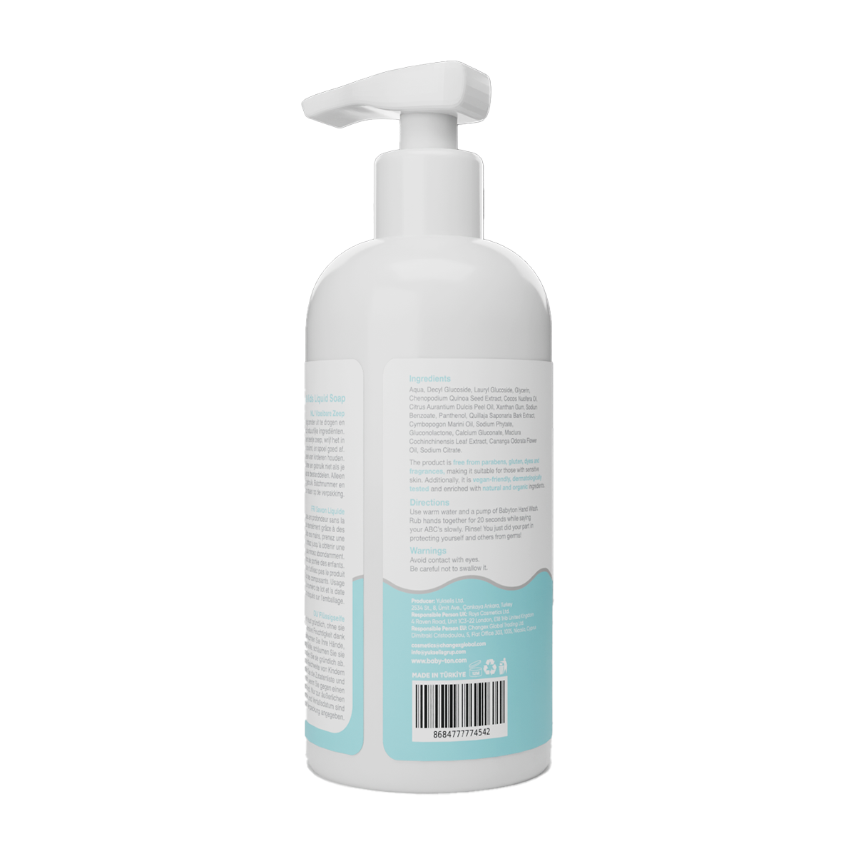 Savon Mousse Naturel pour les Mains 250ml