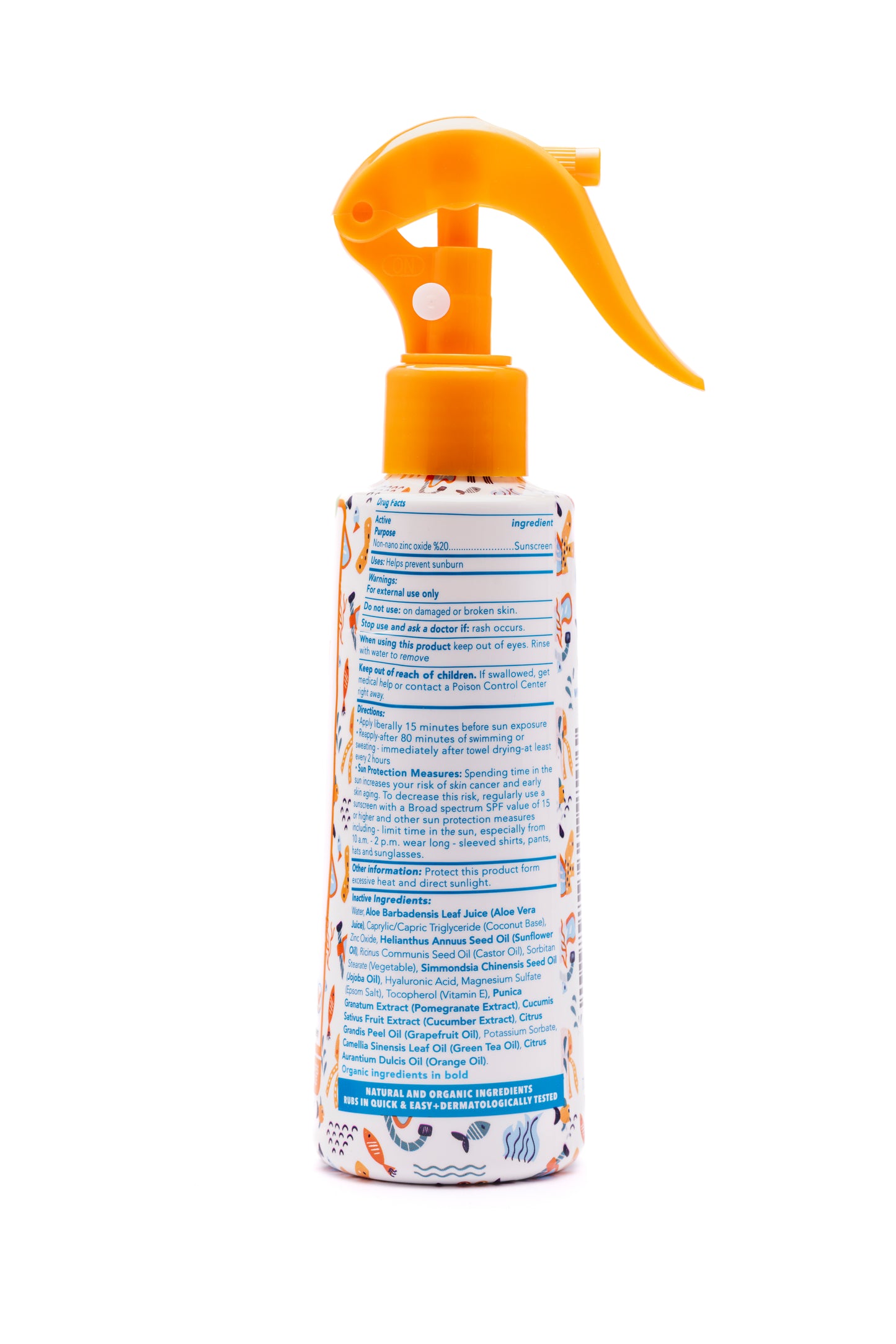 Crème Solaire Minérale Naturelle Spray 200ml
