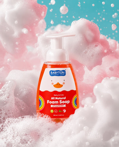 Mousse Lavante Mains & Visage | Fraise (350 ml)