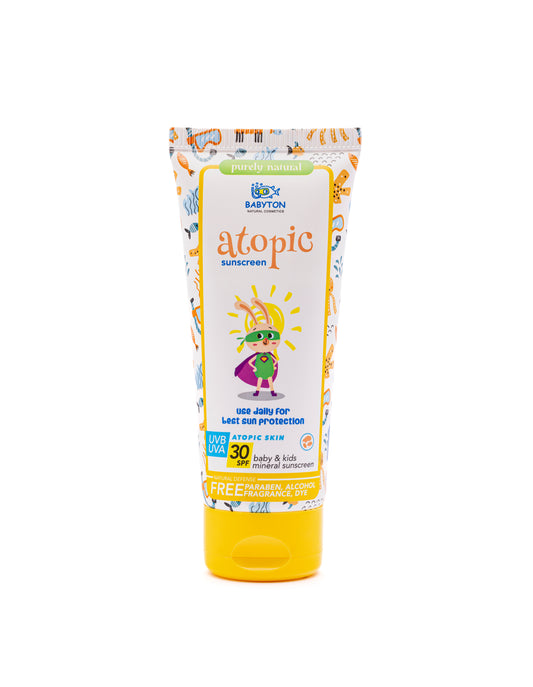 Crème Solaire Minérale Peau Atopique 100ml