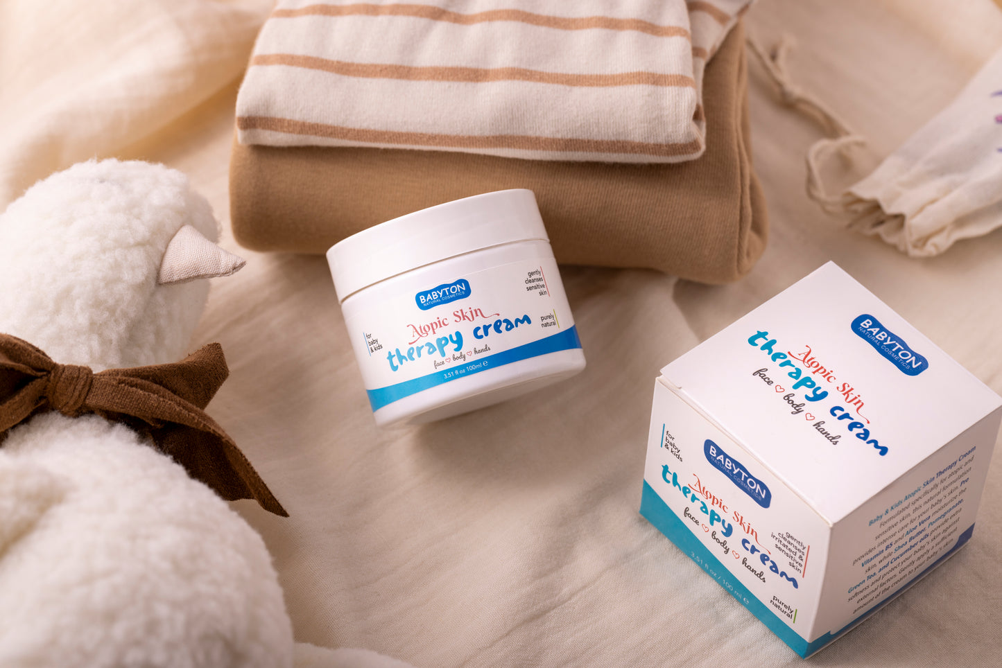 Crème de Soin Naturelle pour Peaux Atopiques 100 ml