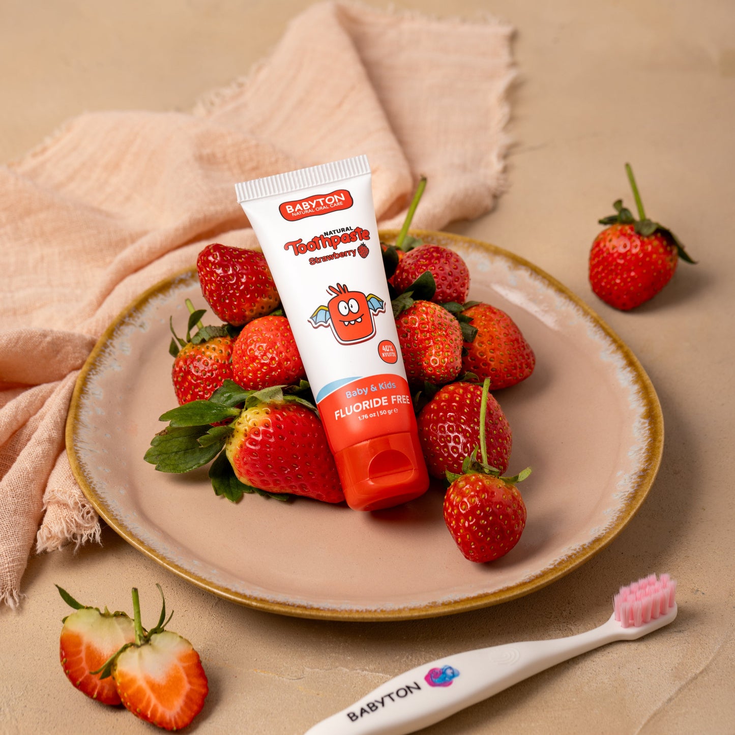Dentifrice Naturel Arôme Fraise 50g