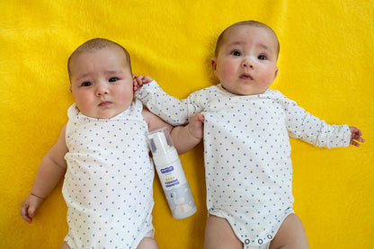 newborn foaming shampoo natuurlijk babyton