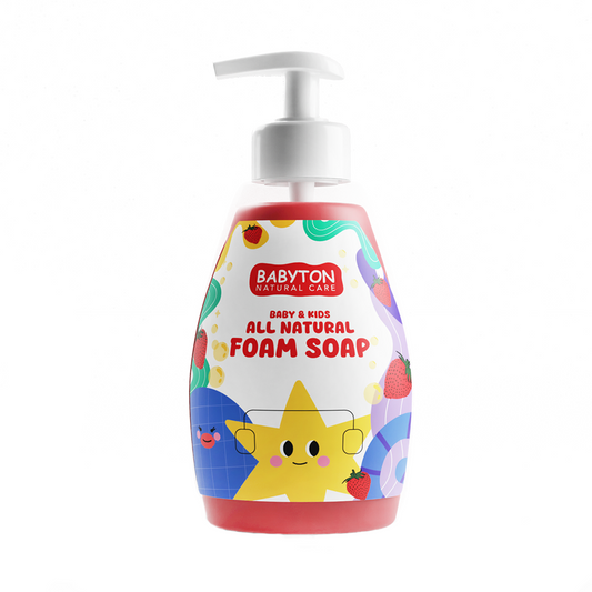 Savon Moussant Naturel pour les Mains Fraise 350ml