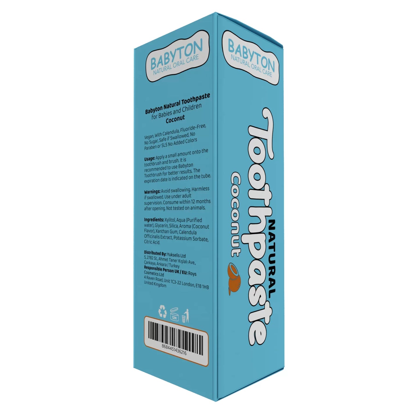 Dentifrice Naturel Arôme Noix de Coco 50g