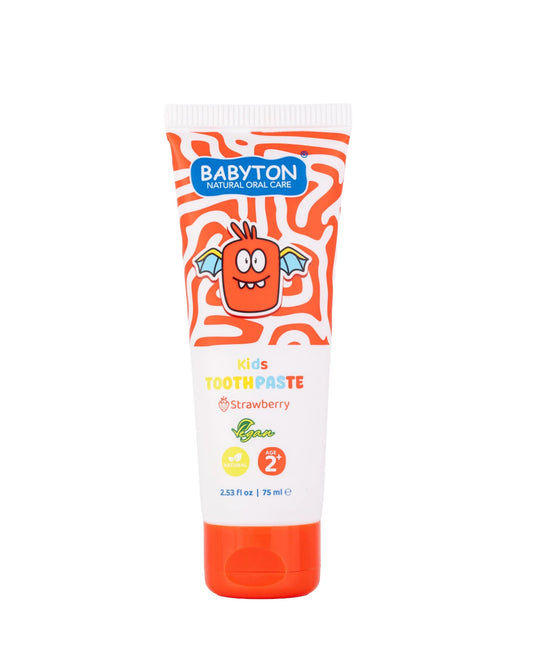 Kindertandpasta met Fluoride 2+ | Aardbei (75ml)
